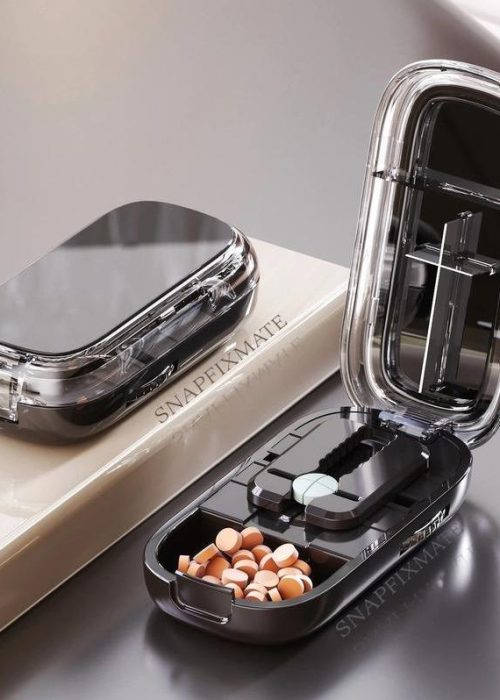 Adjustable Pill Cutter and Splitter for Multiple Pills, Designed for Small and Tiny Tablets with Precise Alignment Functionality