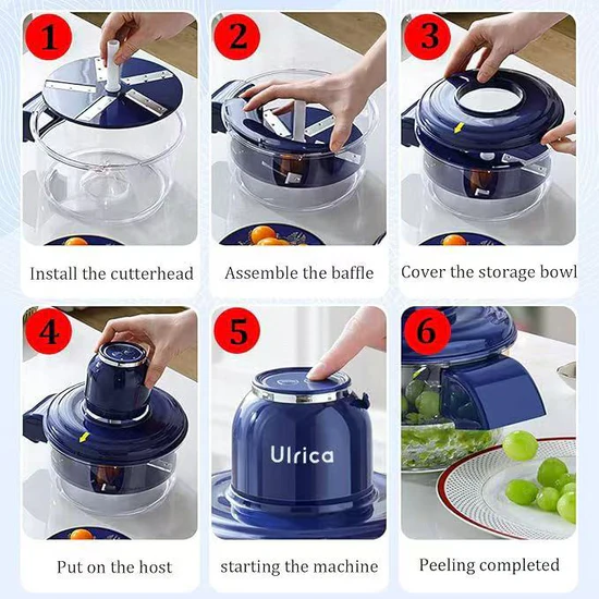ULRICA Electric Fruit Peeler – Portable Automatic Peeling Machine - Image 11
